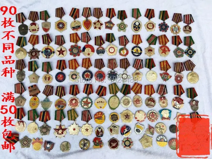 90 шт. китайский военный разное время памятная медаль металлические поделки Коллекция подарков