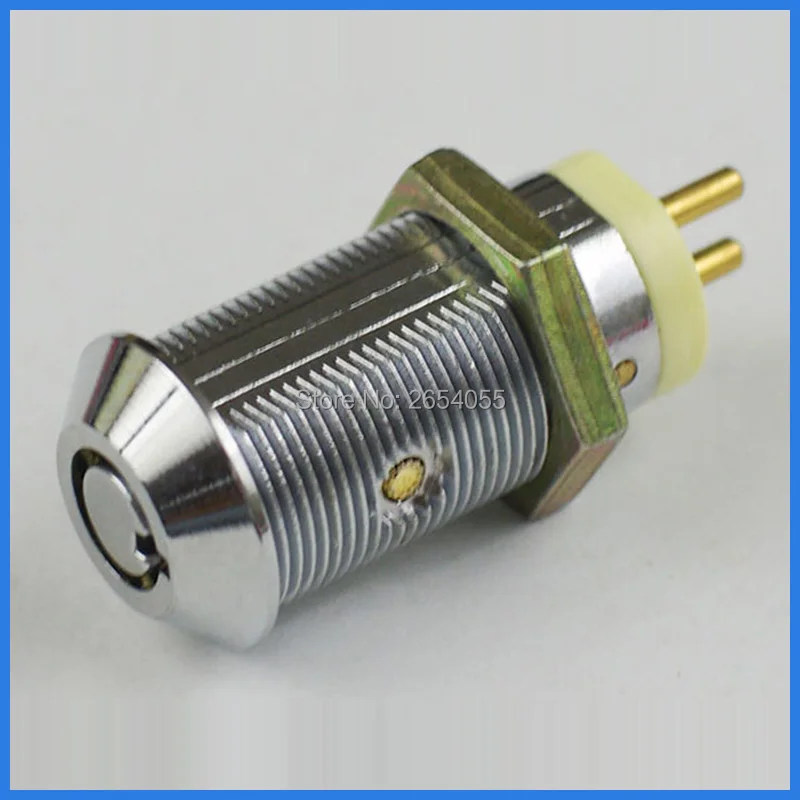 5 pcs 32mm 7 pins tumbler mechanism round plug gambling machine switch lock with same keysin