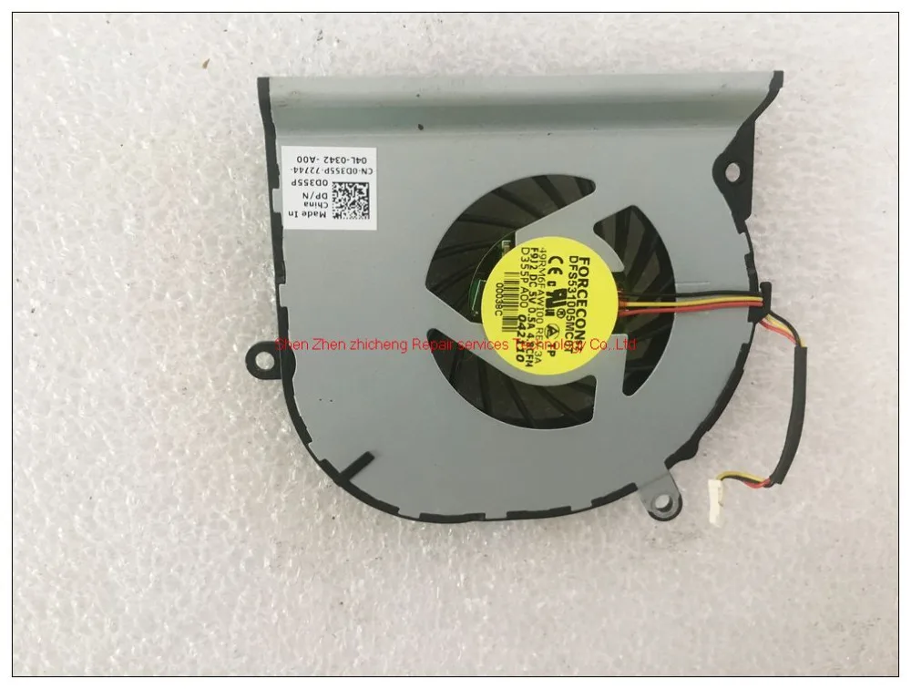 

For DELL studio 15z 1569 GPU cooling heatsink Fan 07J6DV 48RM6HSWI00