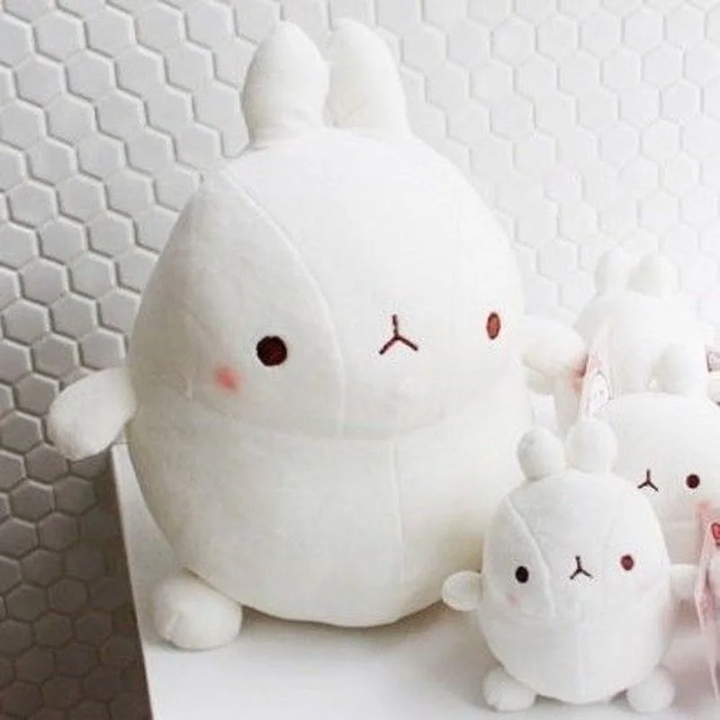 Милый кролик Molang милый белый мягкая кукла Детская плюшевая игрушка