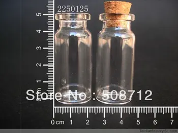 

Free shipping!!!!22*50mm 100pcs/lot 10ml Tube Glass Bottle Vials Charms Pendant With Cork 2250125