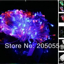 30 м 300 светодиодный Сказочный вечерние Свадебные Рождественские светящаяся гирлянда Рождественские украшения 8 сверкающих режимов 220 В EU-COLORFUL