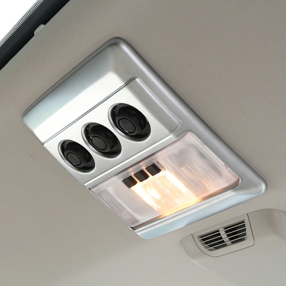 

Top Quality Chrome Accessory Rear Reading Light Cover Trim For Land Rover Discovery 4 2009-2015,Car Styling