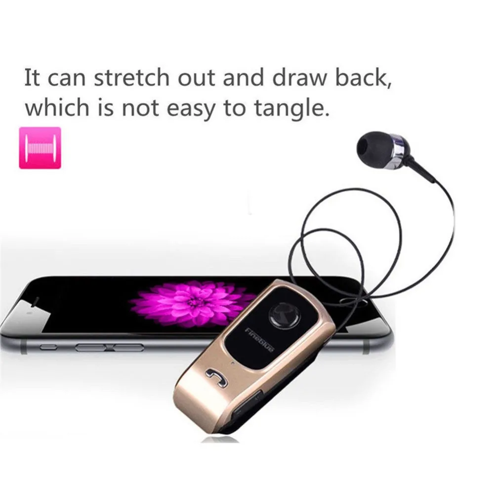 Удобно Беспроводной микро Bluetooth Ушные крючки с виброзвонок для Мобильный телефон