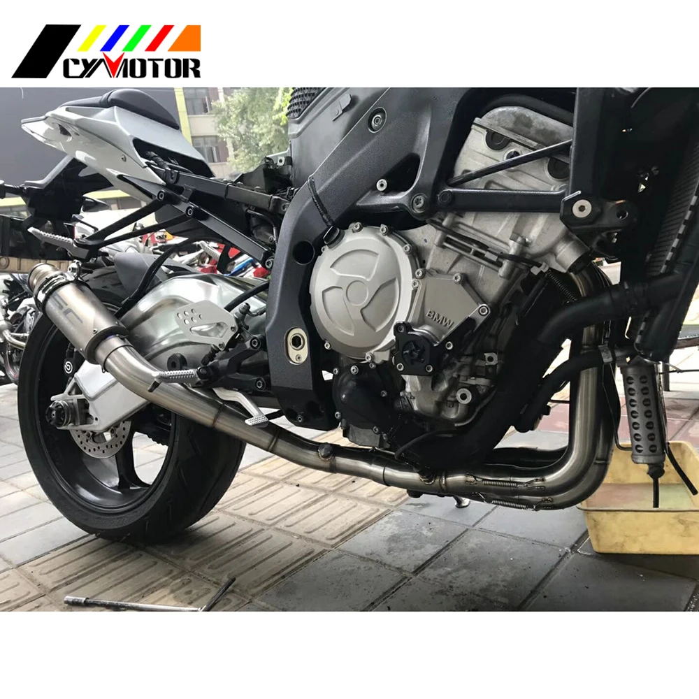 Мотоцикл Полный выхлопных газов Системы слипоны труба ForBMW S1000RR S1000 RR 2010 2011 2012 2013