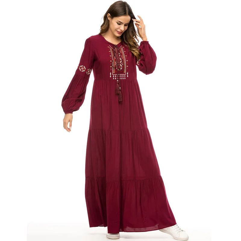 Abaya Qatar ОАЭ турецкий исламский Малайзийский гофрированный мусульманский хиджаб