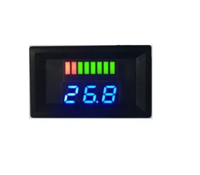 DC 12V-60V ACID Red Digital Lead Battery Capacity Indicator Charge Level Lead-acid LED Tester Voltmeter