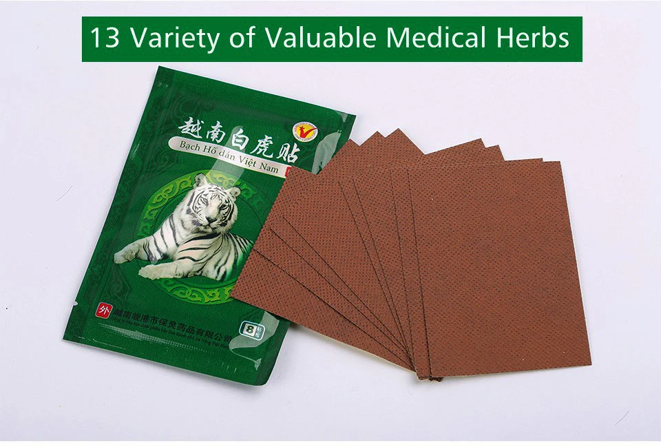 24pcs Vietnam White Tiger Balm Plaster Arthritis Neck/Back/Lumbar Medical Pain Relieving Patch Health Care Body Massager