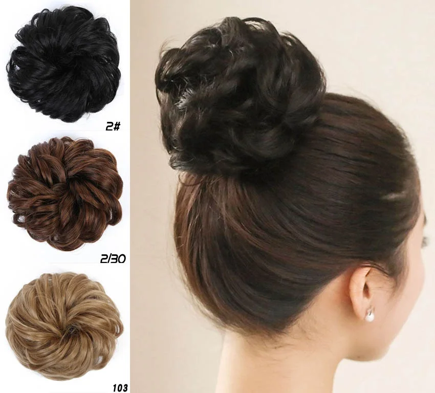 Mumupi Fashion Hairbun Esta Women S Curly Messy Bun Chignon Hair