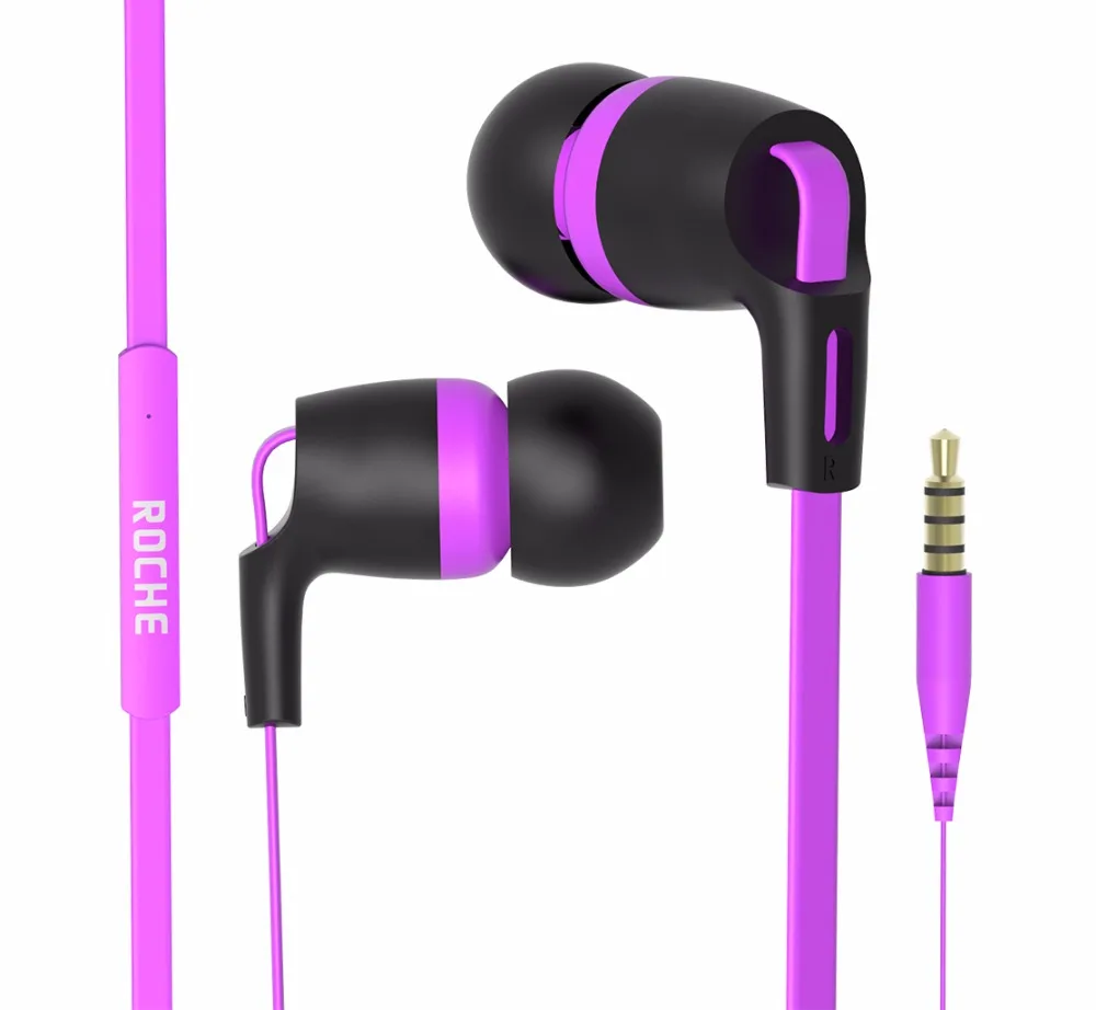 Фу наушники Наушники С микрофоном проводной Hi-Fi стерео bass-вкладыши гарнитуры с