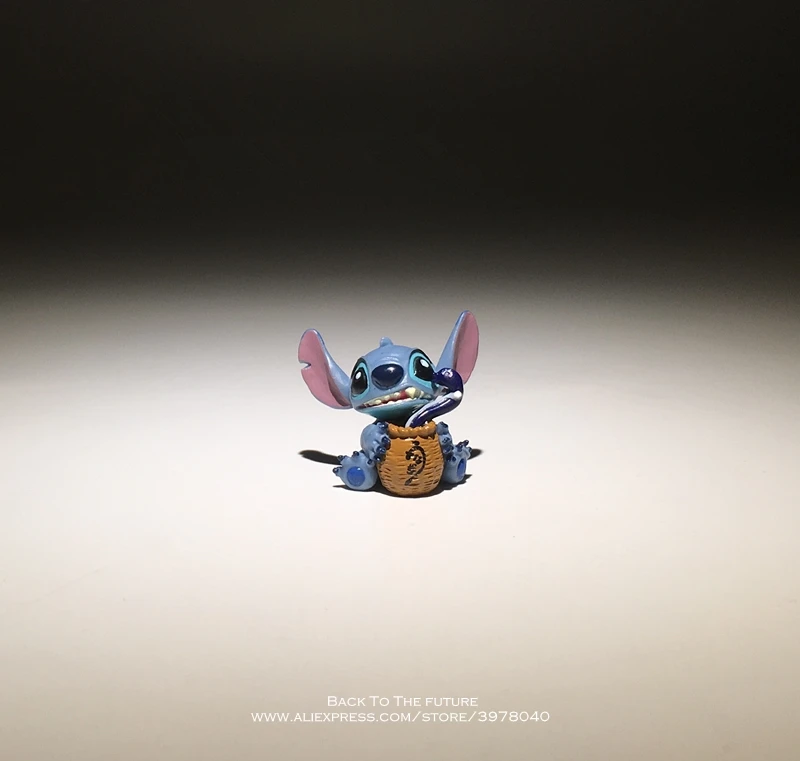 

Disney Lilo & Stitch snake 2.5cm Action Figure Posture Anime Decoration Collection Figurine play Toy model for children gift