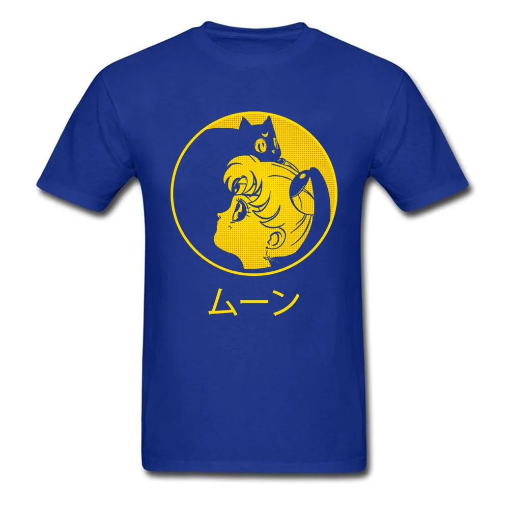 New Design Men T-shirts Round Neck Short Sleeve Pure Cotton Moon-Art0625Y Tops Shirt Group Tops T Shirt Top Quality Moon-Art0625Y blue