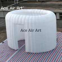 Портативный надувной круглый офис-палатка, офисное оборудование, конференц-палатка для выставок или выставки