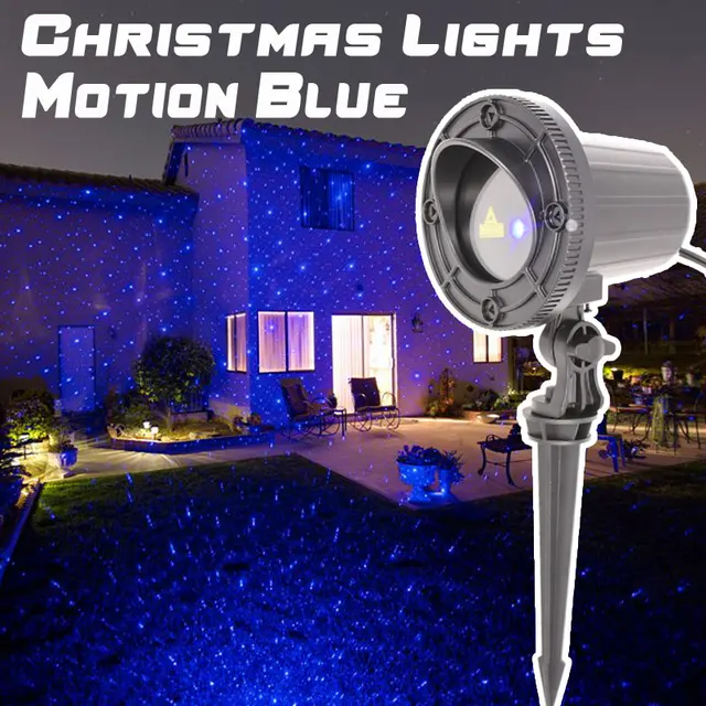 Buy Blue Laser Christmas Light Projector Outdoor