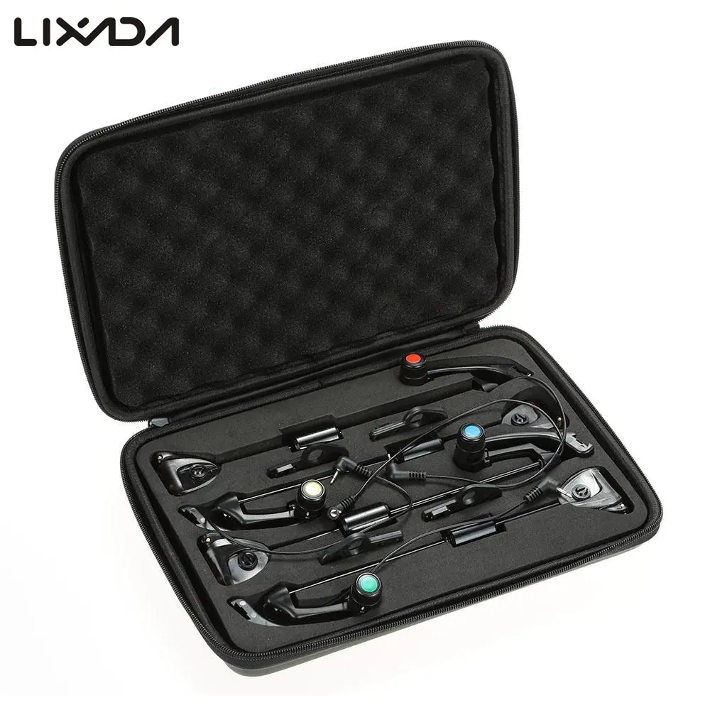 Lixada рыболовная сигнализация 4 шт. рыболовные свингеры светодиодные оповещения о