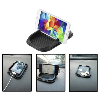 

Universal Car Silicone Anti-Slip Mat Dashboard Mobile Phone MP3 GPS Sunglasses Non-Slip Holder Mount Bracket Pad Auto Styling