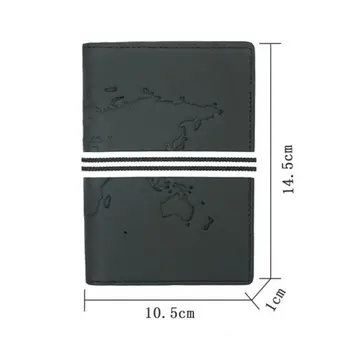 

RFID Blocking Genuine Leather Passport Holder ID Case Credit Card Wallet for Men Women