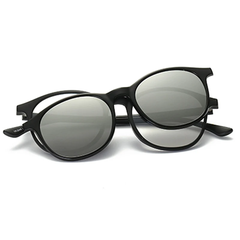 Belmon, оправа для очков, для мужчин и женщин, с поляризованным зажимом, солнцезащитные очки, магнитные очки, мужские, для вождения, по рецепту, оптические, RS494