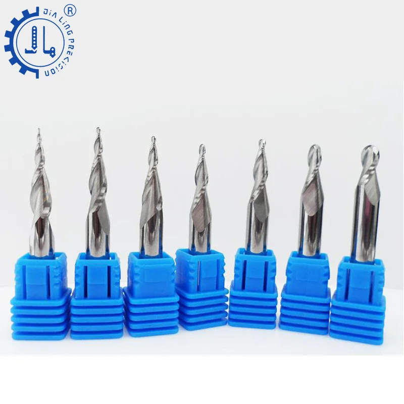 

JIALING Carbide Taper Ball Nose End Mill For Wood Router Bits Carbide