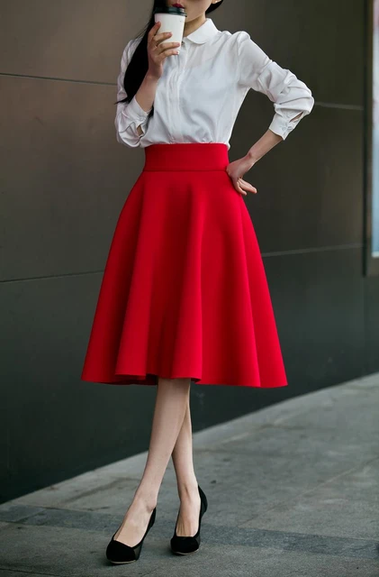 Buy Red Skirts for Women by Fable Street Online  Ajiocom