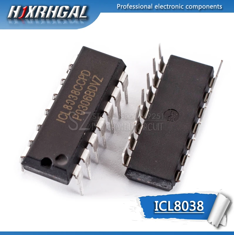 5PCS ICL8038CCPD DIP14 ICL8038 DIP 8038CCPD DIP-14 HJXRHGAL | Электронные компоненты и принадлежности