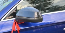 

Door Rearview Mirror Shell Mirror Molding Cover Trim 2 Pcs For Audi Q5 2018 2019 2020 ABS Chrome / Carbon Fiber Look