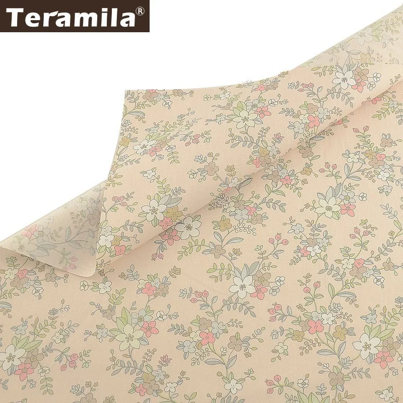 Teramila 100% хлопок ткани метр цветы Telas Algodon Анкара ткань DIY лоскутное платье одеяло