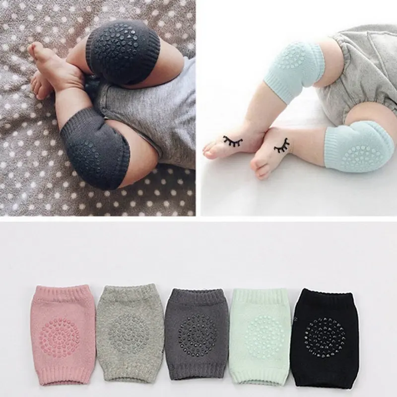 2Pcs Baby Girls Boys Newborn Toddler Cotton Crawl Socks Protective