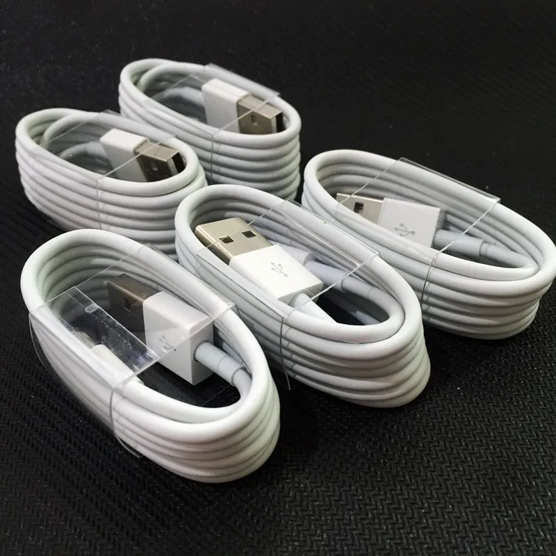 5 комплектов в 1 партии 100 см 8pin данных зарядная зарядка usb для iphone x 6s 6 plus 7 8 плюс