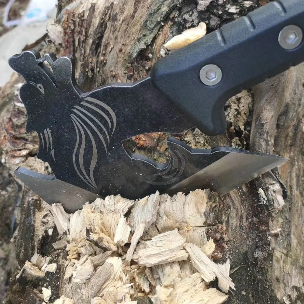 

FBIQQ Camping Axe Tomahawk Army Outdoor Hunting Camping Survival Machete Axes Hand Tools Fire Axe Hatchet Axe/Ice Axe