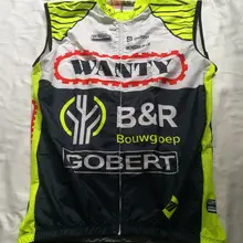 Pro team wanty windvest велосипедная штормовка жилет ветронепроницаемый Летний жилет от ветра быстросохнущая ткань Ropa Ciclismo