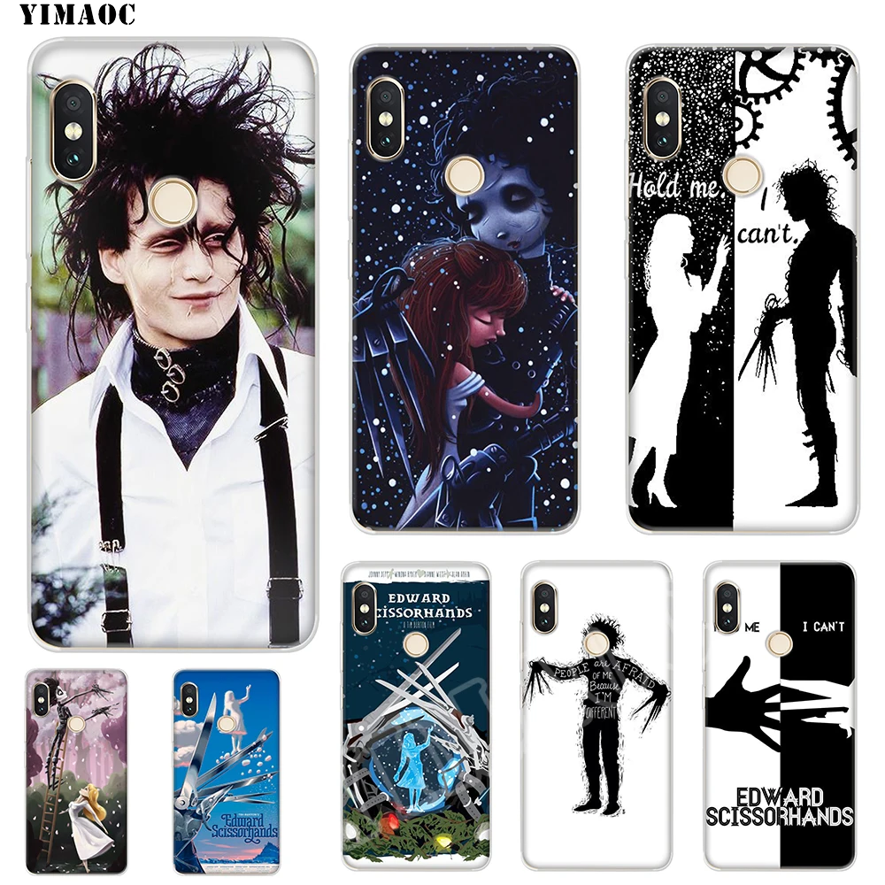 

YIMAOC Edward Scissorhands Soft Silicone Case for POCOPHONE F1 for Xiaomi Redmi Note 6 7 Pro 6A Mi 8 Lite TPU Cover