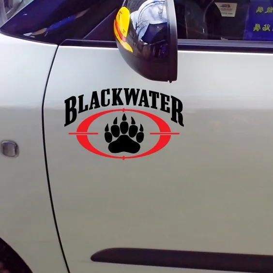Высокое качество водостойкие Светоотражающие виниловые забавные наклейки blackwater