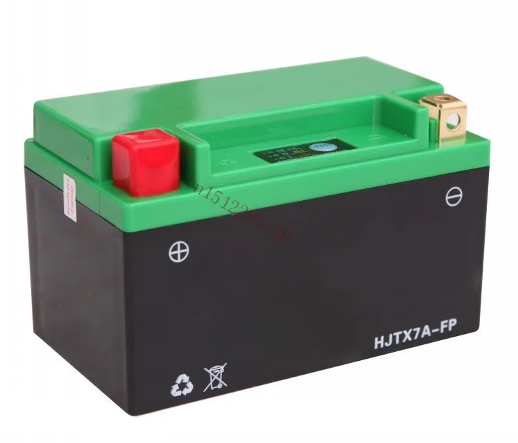

2PCS/lot 12V X7A motorcycle start battery with BMS and more than 2000 times cycle life lead acid battery replacement