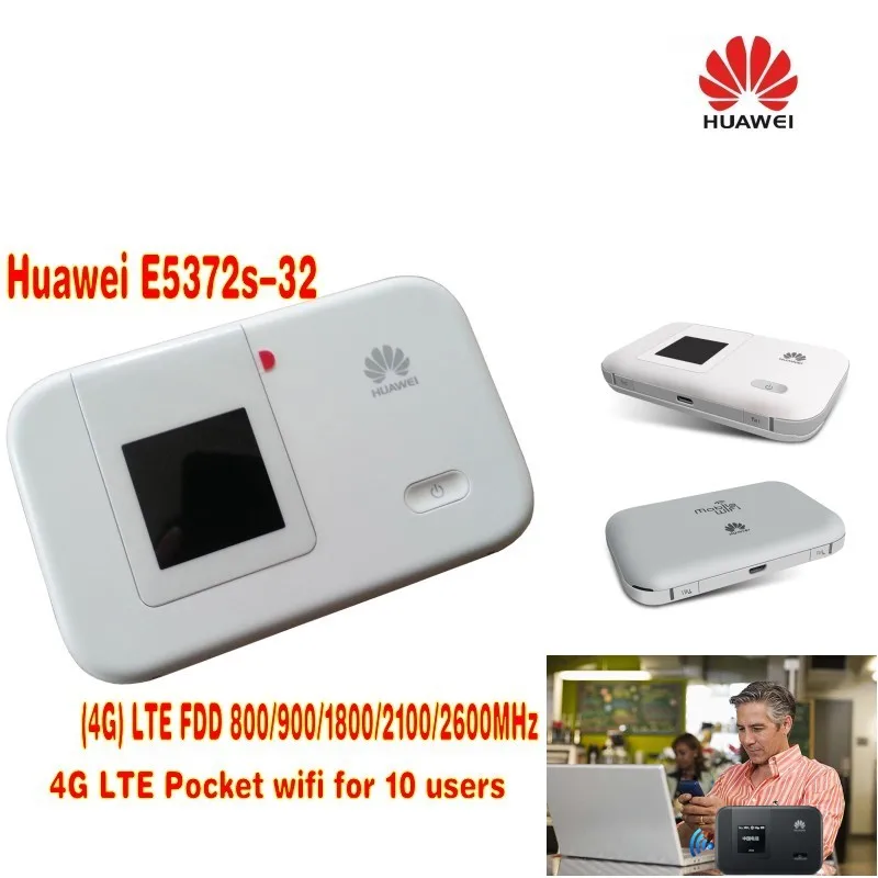 Разблокированный HUAWEI E5372 E5372s 32 4G 150 Мбит/с LTE Cat4 Карманный Wi Fi роутер мобильный mifi