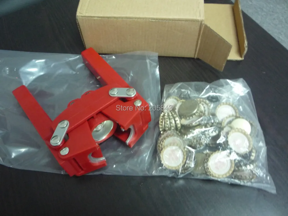 

Bottle Capper BEER BOTTLE CAP CAPPER AND 50 PCS BEER BOTTLE CAPS