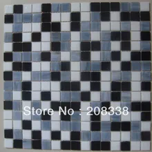 Стеклянная мозаичная плитка для кухни и ванной комнаты, стены, напольные мозаичные плитки