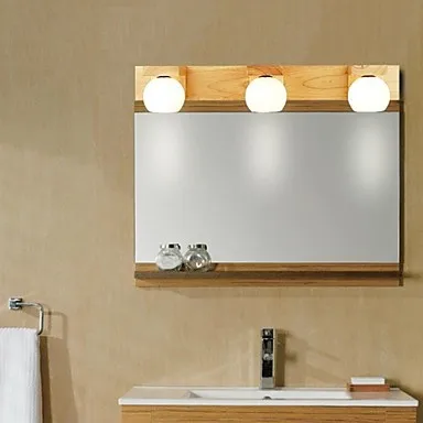 Eiche Moderne Led Badezimmerspiegel Licht Mit 3 Lichter, LED ... Eiche Moderne Led Badezimmerspiegel Licht Mit 3 Lichter, LED ...