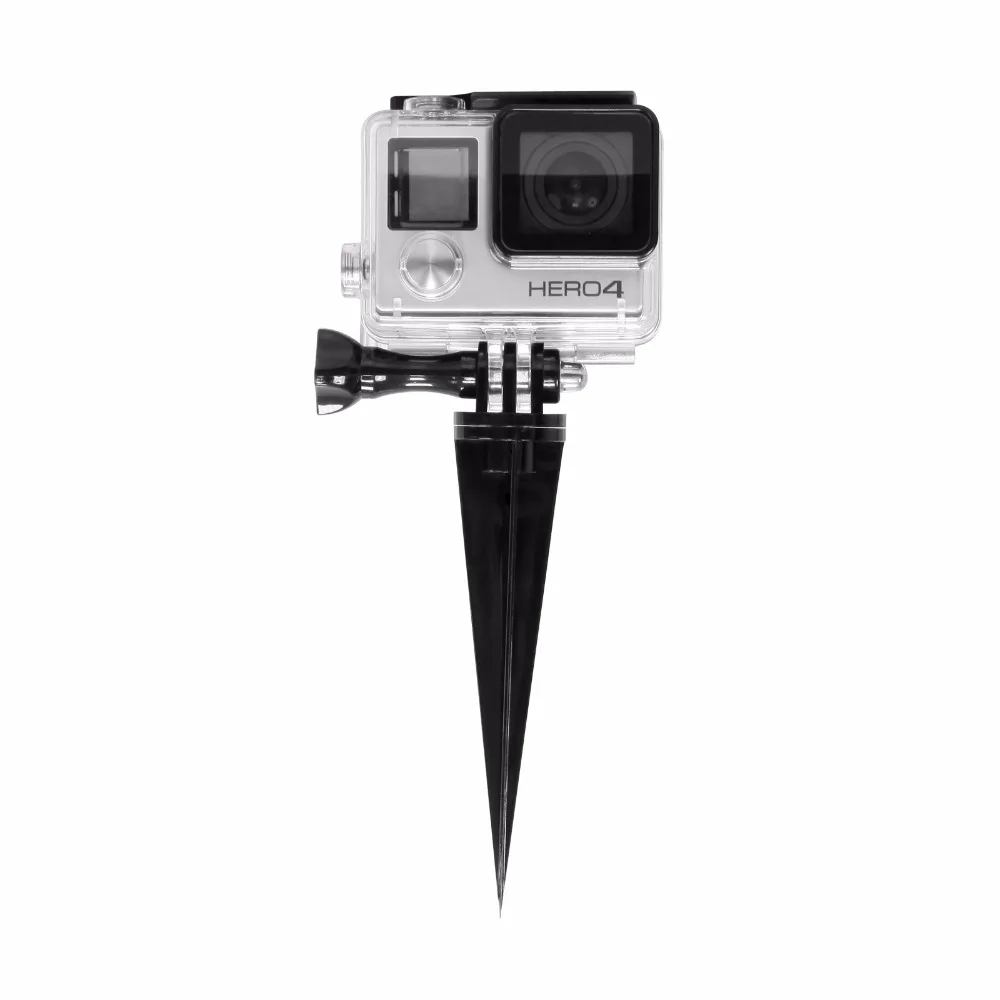 Ground Spike Mount Mini Tripod Pole Stake Anchor Hand Grip Holder For Gopro Hero 33+45 Session Xiaoyi Action Camera (1)