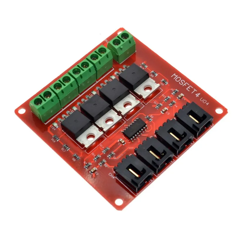 WAVGAT четырехканальный 4 Route MOSFET Кнопка IRF540 V4.0+ MOSFET модуль переключателя для Arduino