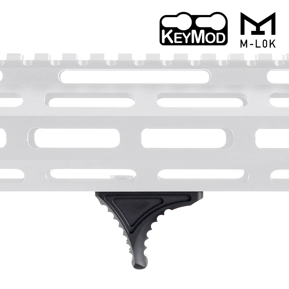 

Keymod M-LOK Handstop Kit Angeled Foregrip Accessories with Guide Rail Tactical Handguard for AR15 Gun Accessories