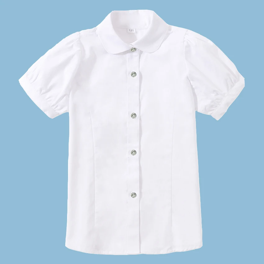 Купить Белую Рубашку Для Девочки
