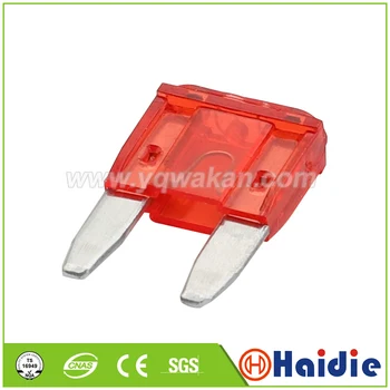 

Free shipping 20pcs Auto car Fuses Blade for auto connector mini small type fuse blade 10A