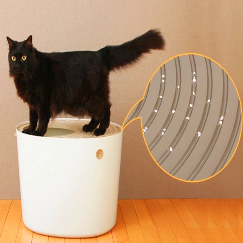 Cat Sandbox Kitten Litter Box Indoor Semi-Closed Tray Toilet Bedding Training Detachable Bedpan For Small Medium Pet Accessories Cat Sandbox Kitten Litter Box Indoor Semi-Closed Tray Toilet Bedding Training Detachable Bedpan For Small Medium Pet Accessories