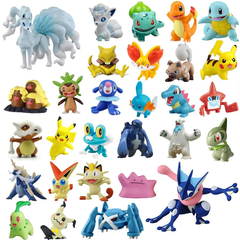 TAKARA TOMY Покемон 27 стилей фигурки покемон Squirtle Charmander Bulbasaur Greninja Аниме Фигурка модель игрушка подарок для детей