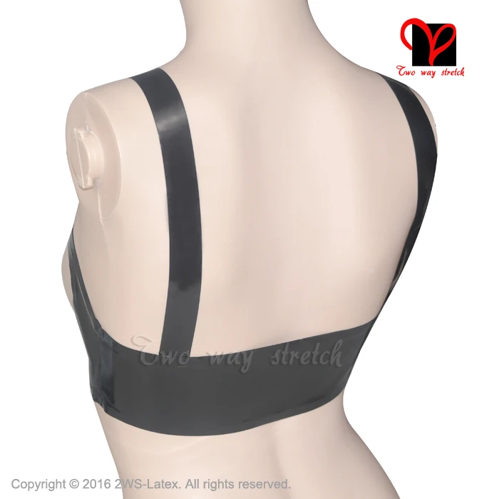 Black Sexy Latex Bra cut out breast open free Rubber Lingerie Gummi bustier bralette Brassiere top cup plus size XXXL NY-012
