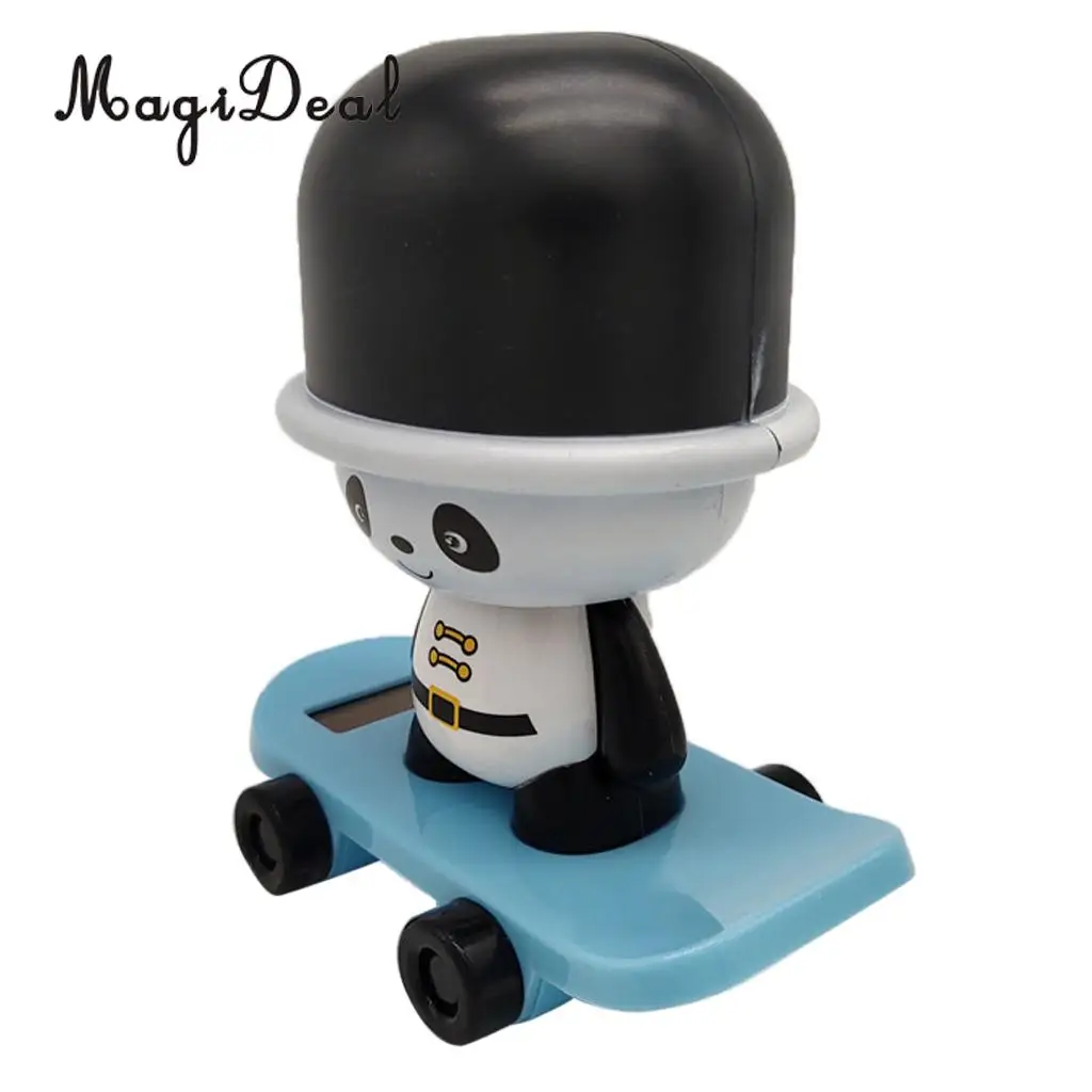 Solar Power Dancing Animal Model Swing Figure Statue Figurine Kid Science Toy Xmas Gift Home & Car Desk Decor