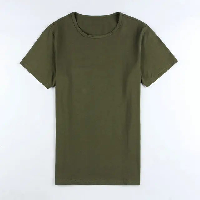 2019 Army Green Men's T Shirts Summer Male O Neck Military Uniform ...