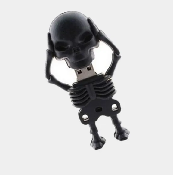 

Hot Cool Personality simulation Skull pen drive 128GB 32GB 16GB 8GBusb flash drive flash memory card usb stick pendrive cle usb