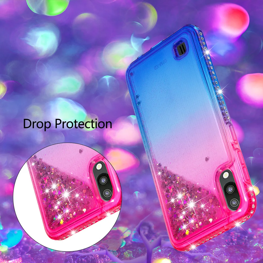 Bling чехол для samsung Galaxy M10 зыбучие пески градиент чехол телефона SM-M105FN/DS SM-M105F/DS Coque SM M105FM/DS Силиконовые ТПУ принципиально